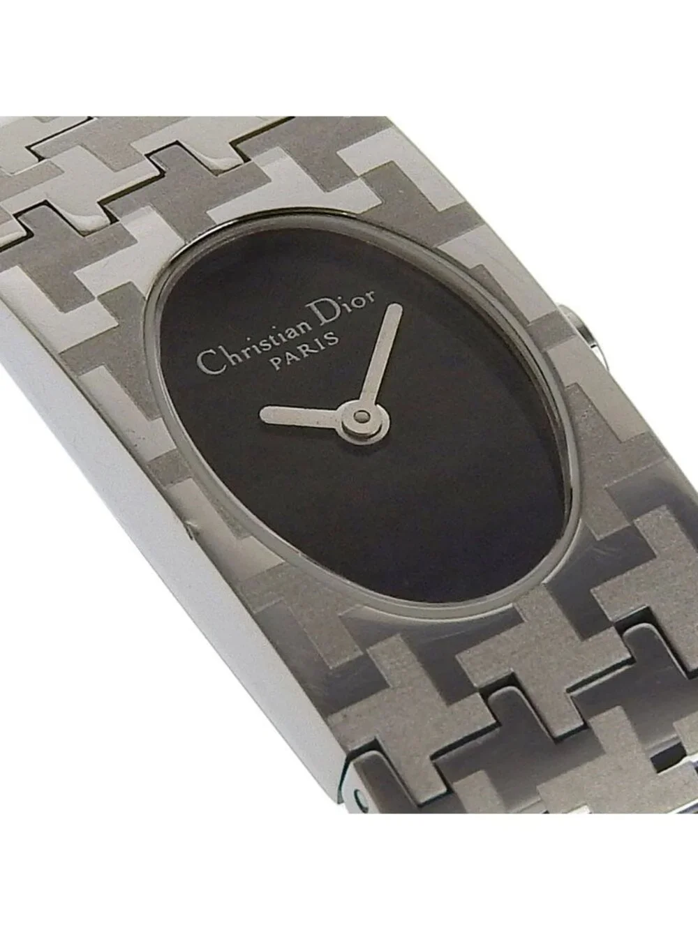 Dior Miss Stainless Steel Quartz Analog Display Black Dial Watch